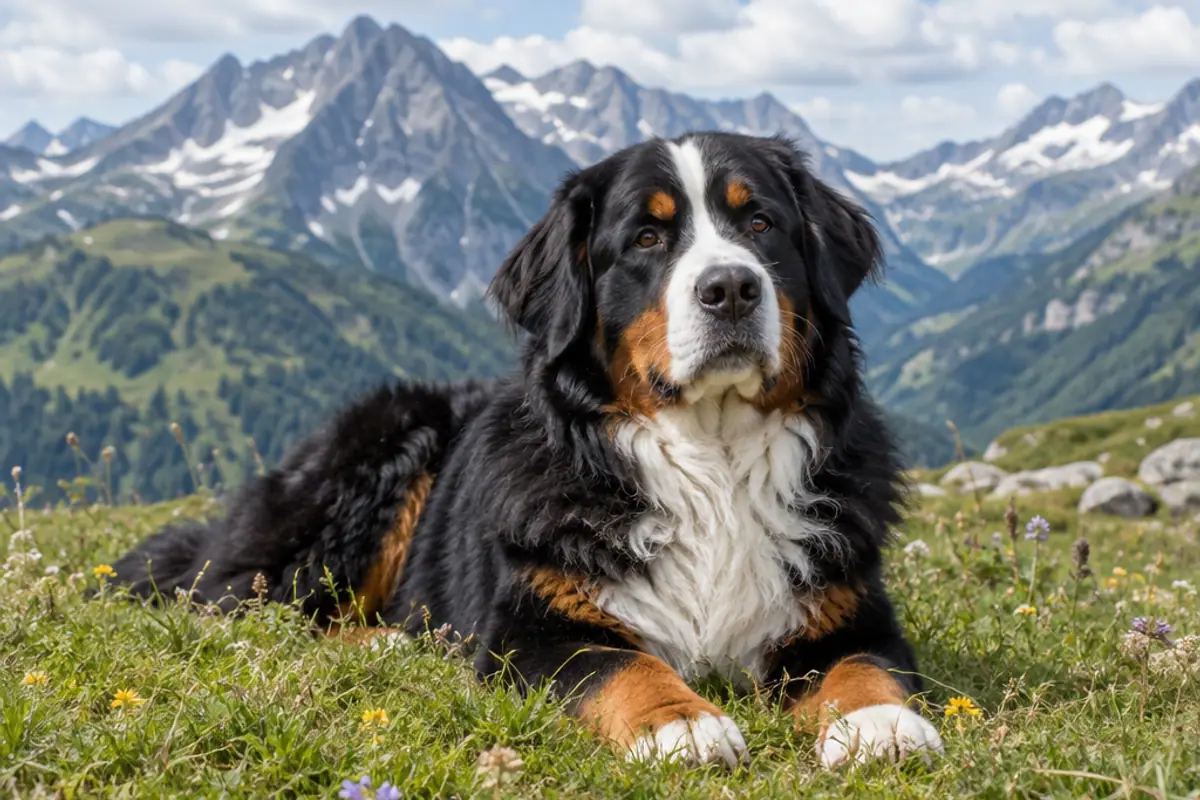 Bernese Mountain Dog dog