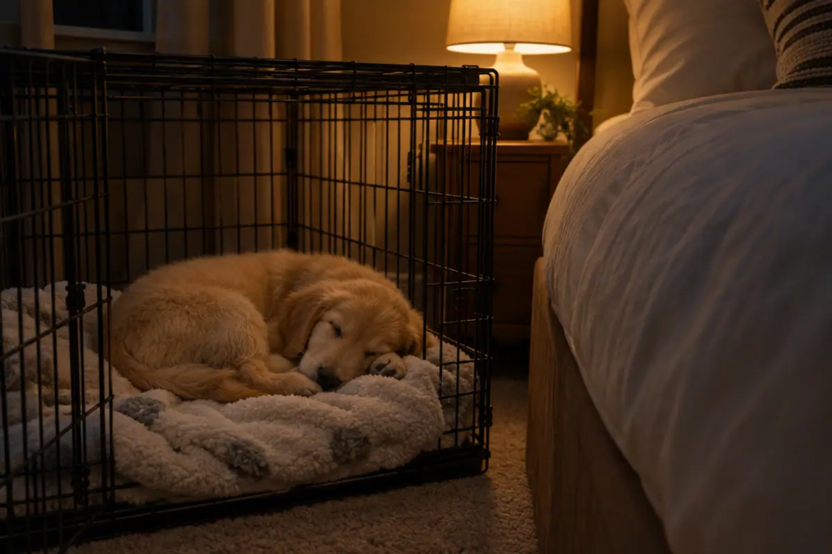 Puppy Crying at Night or When Left Alone: What to Do
