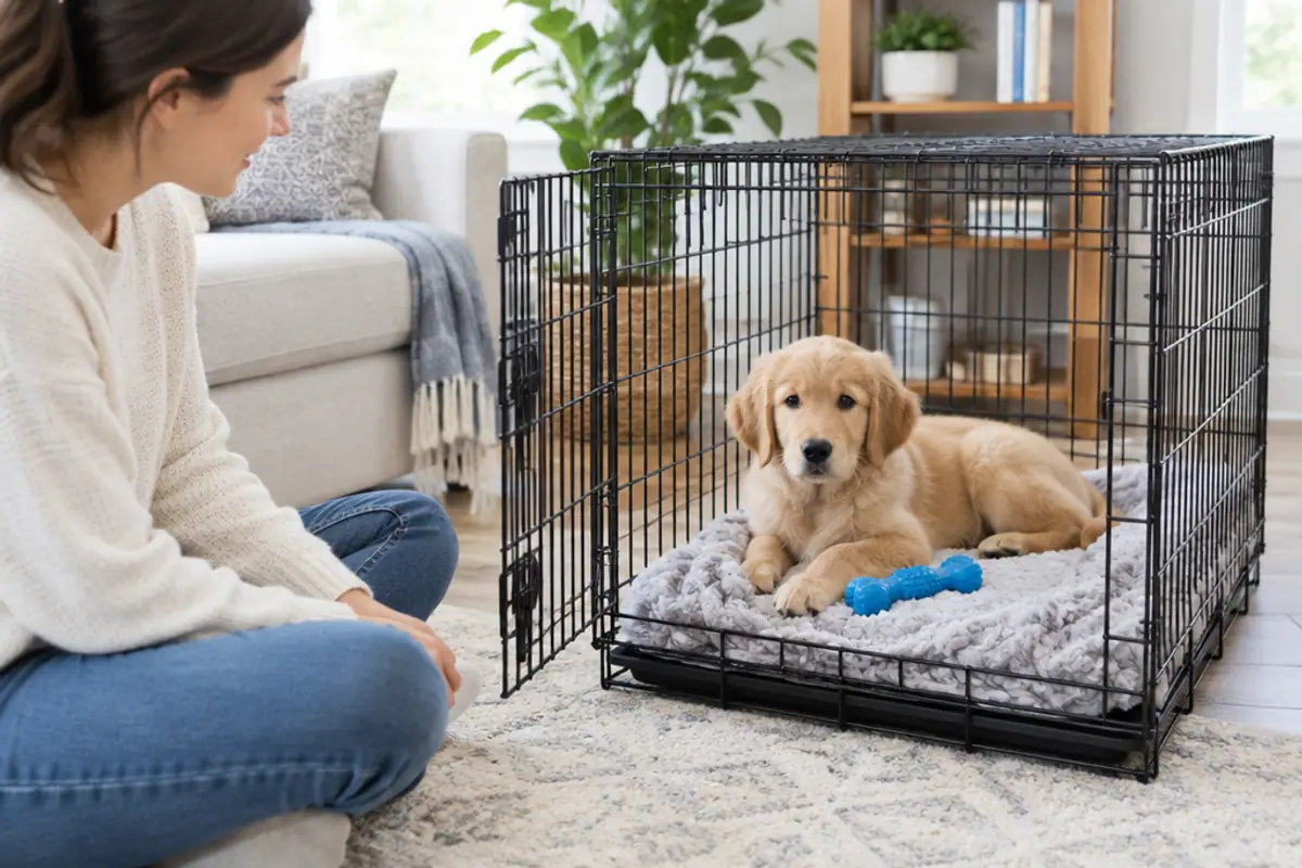 How to Get Your Dog Used to a Collar, Harness, Leash, Muzzle and Crate